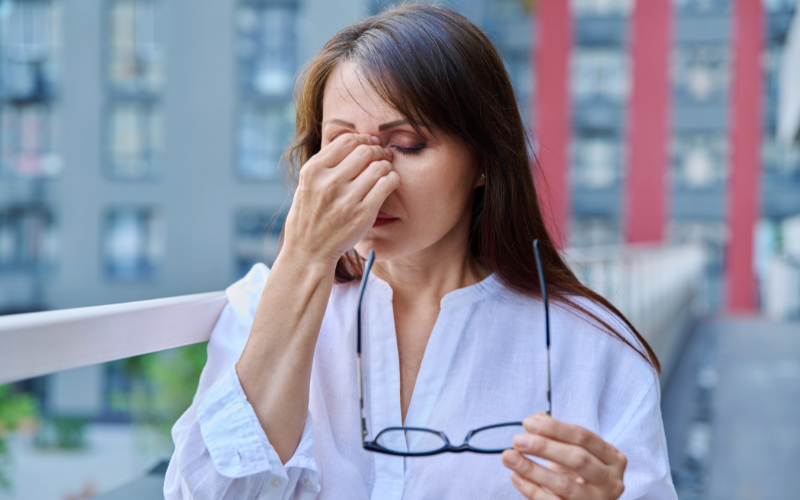 femme stressée